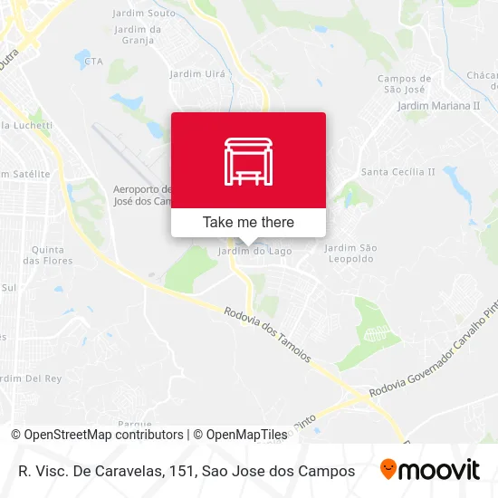 R. Visc. De Caravelas, 151 map