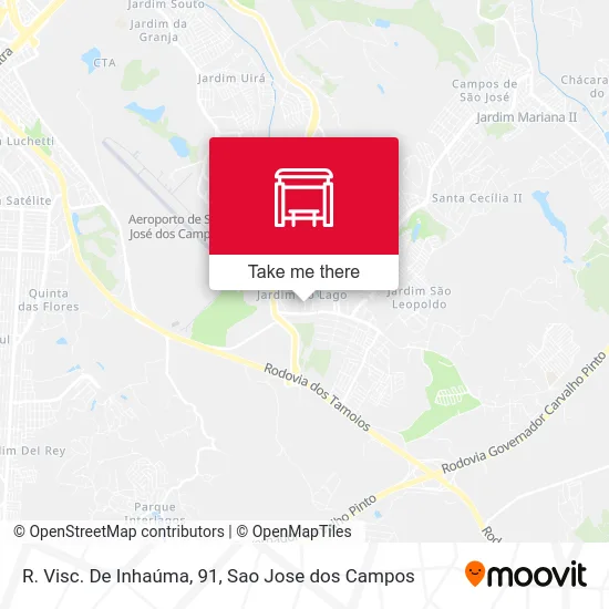 R. Visc. De Inhaúma, 91 map