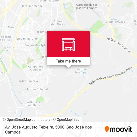 Av. José Augusto Teixeira, 5000 map