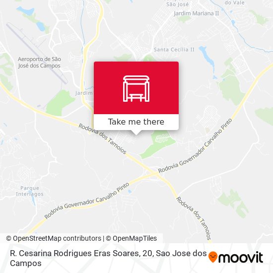 R. Cesarina Rodrigues Eras Soares, 20 map