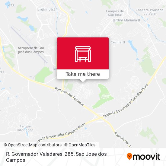 R. Governador Valadares, 285 map
