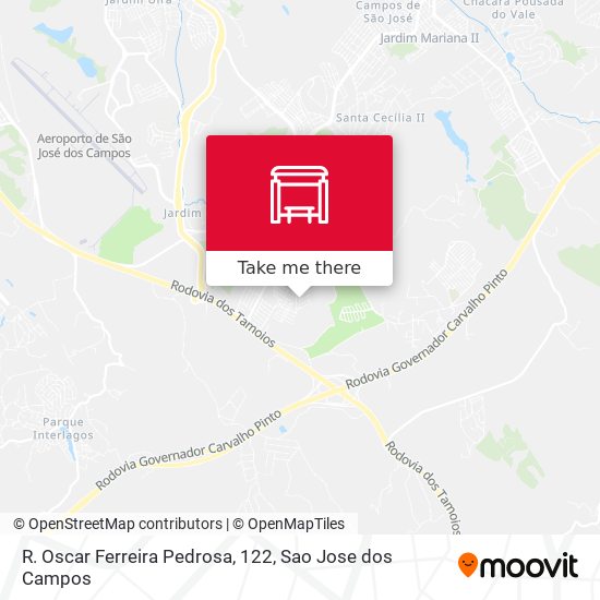 R. Oscar Ferreira Pedrosa, 122 map