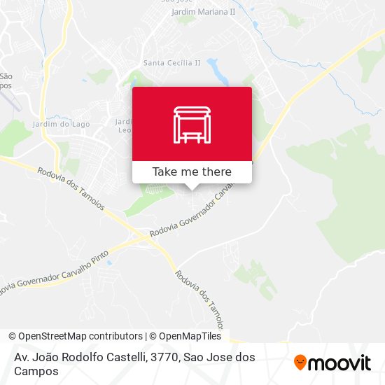 Mapa Av. João Rodolfo Castelli, 3770