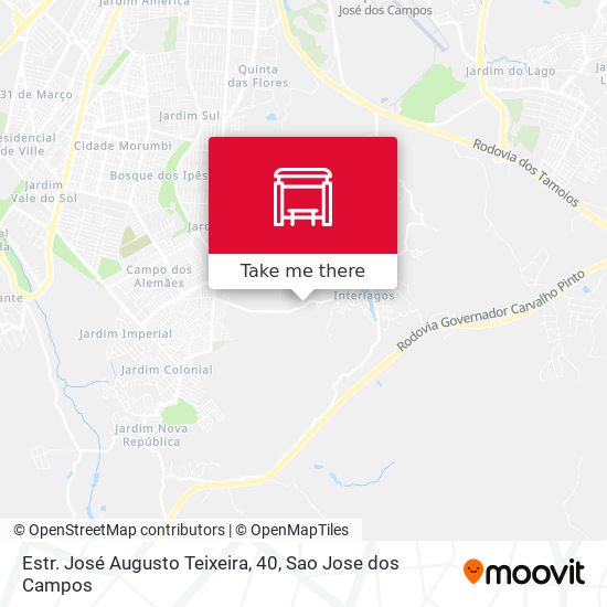 Mapa Estr. José Augusto Teixeira, 40