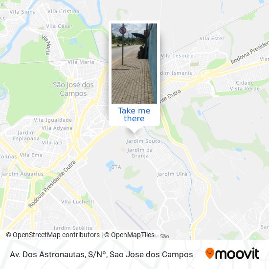 Av. Dos Astronautas, S/Nº map