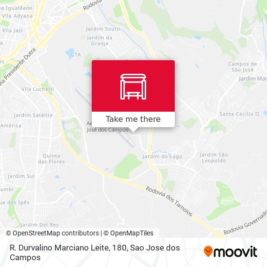 R. Durvalino Marciano Leite, 180 map