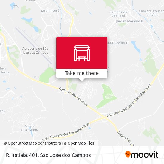 R. Itatiaia, 401 map