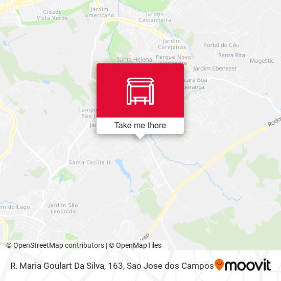 R. Maria Goulart Da Silva, 163 map