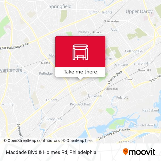 Mapa de Macdade Blvd & Holmes Rd