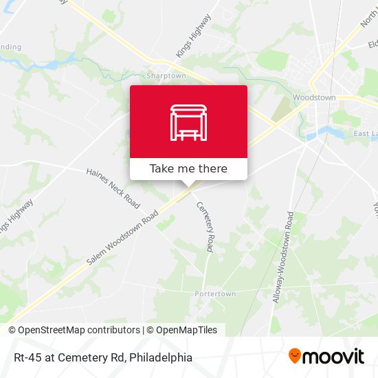 Rt-45 at Cemetery Rd map