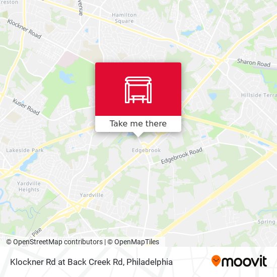 Mapa de Klockner Rd at Back Creek Rd