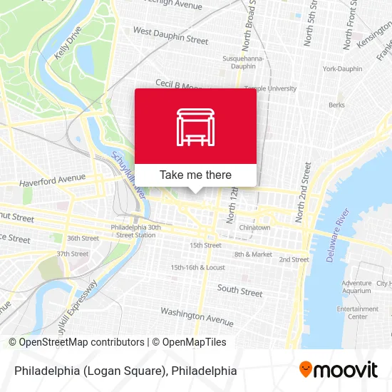 Philadelphia (Logan Square) map