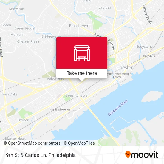 9th St & Carlas Ln map