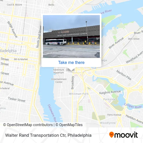 Walter Rand Transportation Ctr map