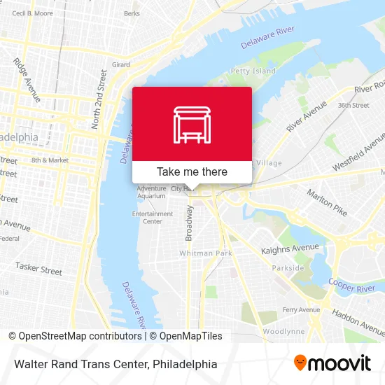 Walter Rand Trans Center map