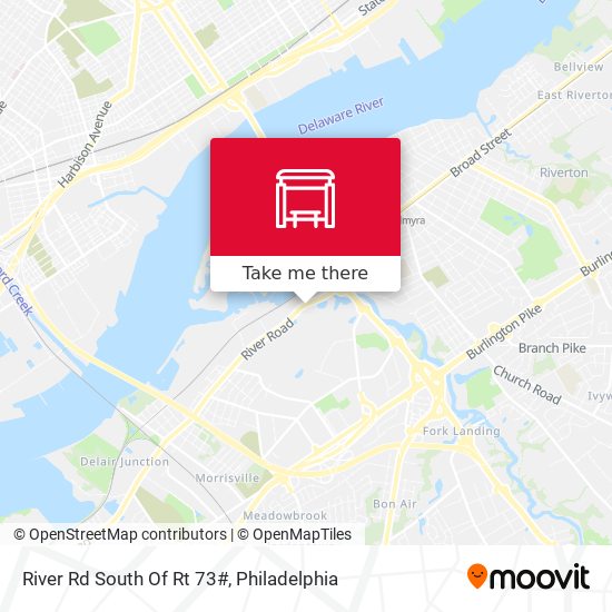 River Rd South Of Rt 73# map