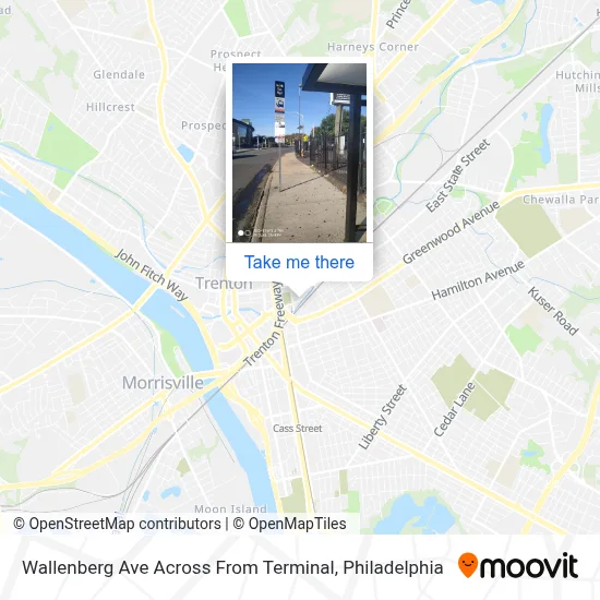 Wallenberg Ave Across From Terminal map