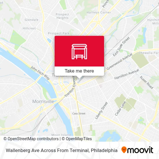 Wallenberg Ave Across From Terminal map