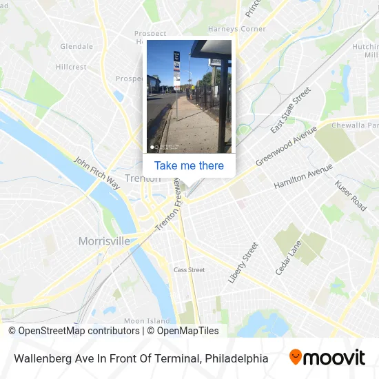 Wallenberg Ave In Front Of Terminal map