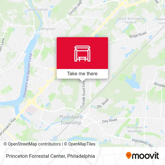 Princeton Forrestal Center map