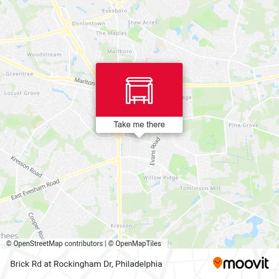 Brick Rd at Rockingham Dr map