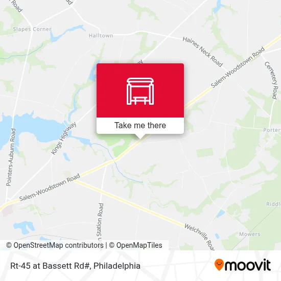 Rt-45 at Bassett Rd# map