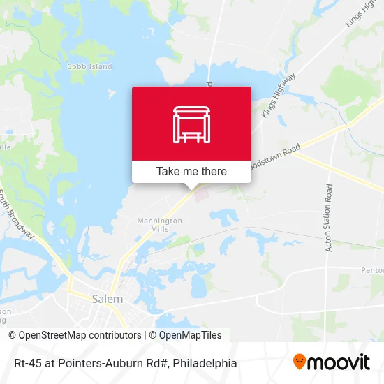 Rt-45 at Pointers-Auburn Rd# map