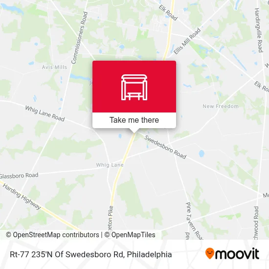 Rt-77 235'N Of Swedesboro Rd map