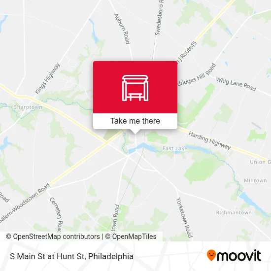 S Main St at Hunt St map