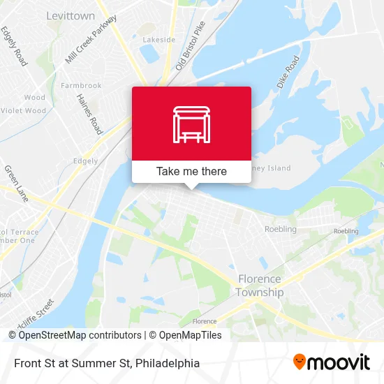 Front St at Summer St map