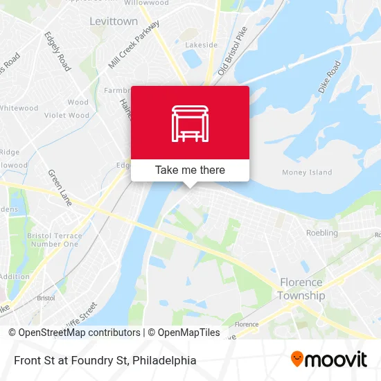 Front St at Foundry St map
