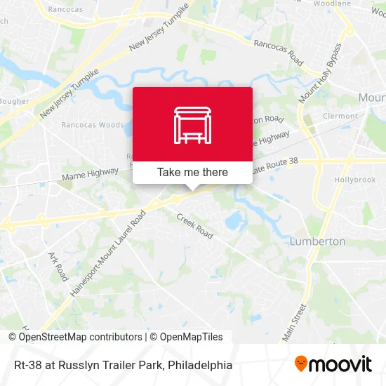 Rt-38 at Russlyn Trailer Park map
