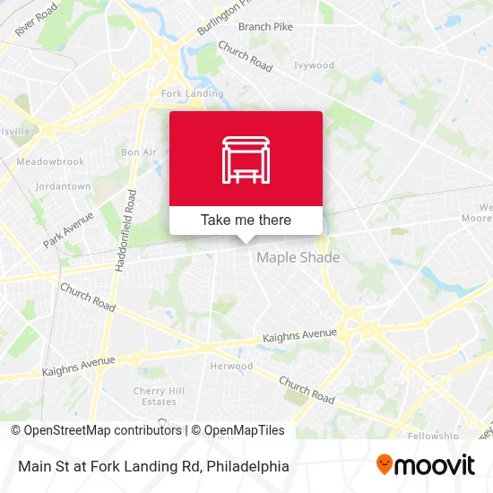 Main St at Fork Landing Rd map