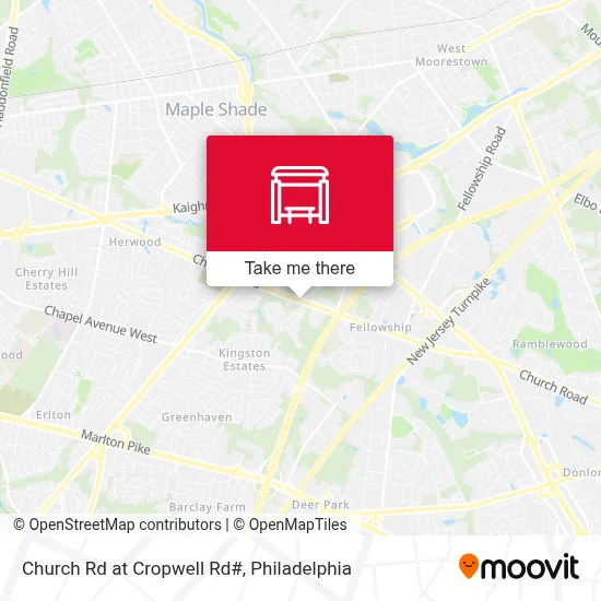 Church Rd at Cropwell Rd# map