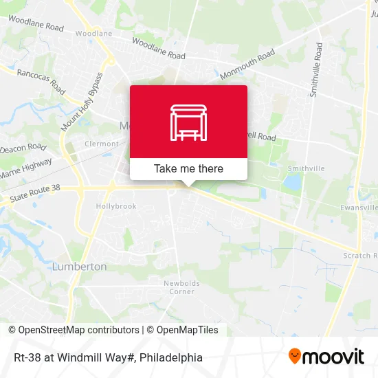 Mapa de Rt-38 at Windmill Way#