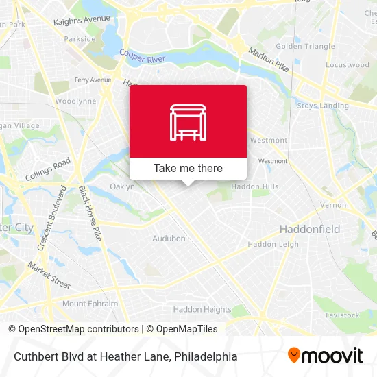 Cuthbert Blvd at Heather Lane map