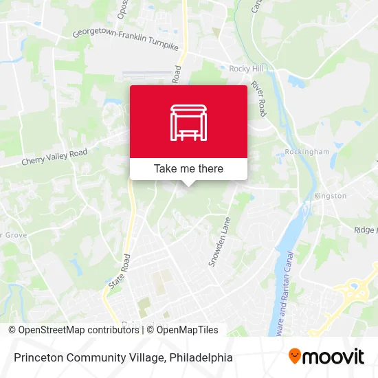 Princeton Community Village map