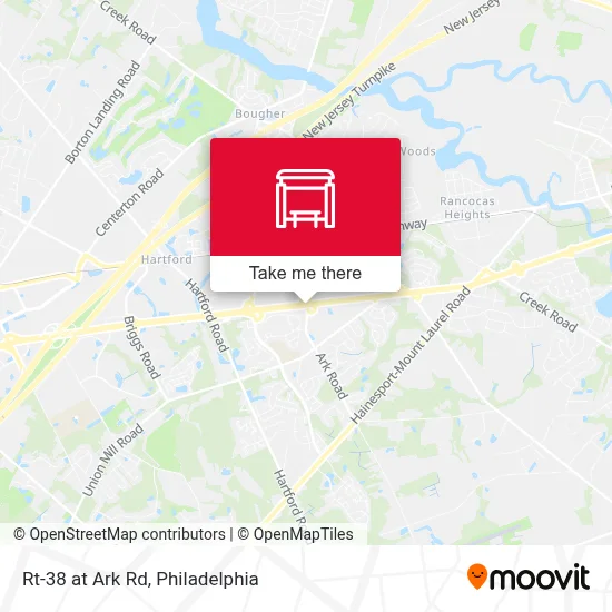 Mapa de Rt-38 at Ark Rd