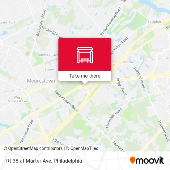 Rt-38 at Marter Ave map