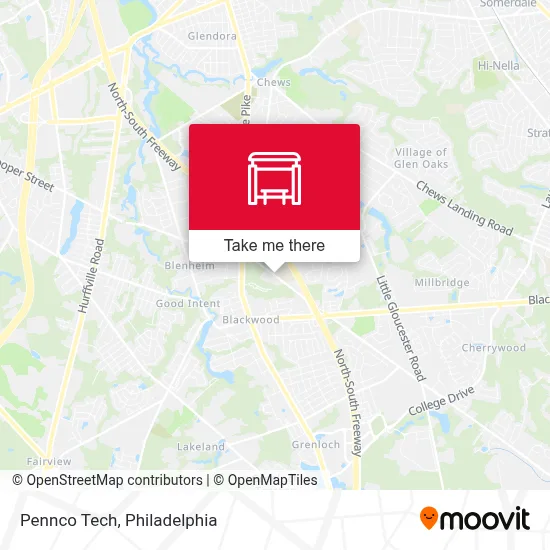 Pennco Tech map