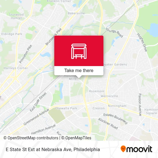 E State St Ext at Nebraska Ave map