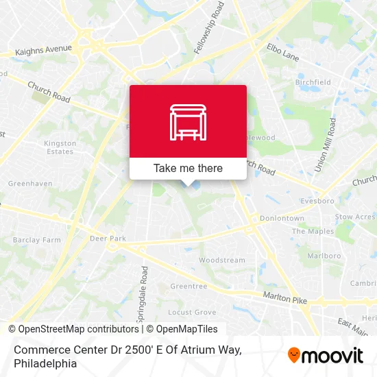 Commerce Center Dr 2500' E Of Atrium Way map