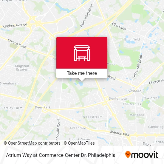Atrium Way at Commerce Center Dr map