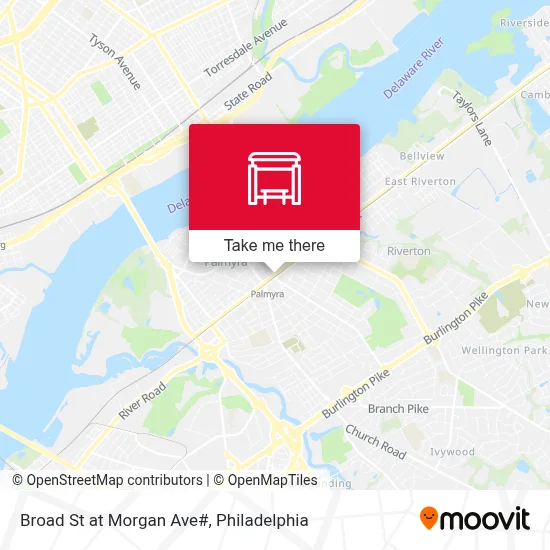 Broad St at Morgan Ave# map