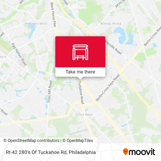 Rt-42 280's Of Tuckahoe Rd map