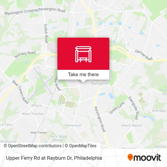 Upper Ferry Rd at Rayburn Dr map
