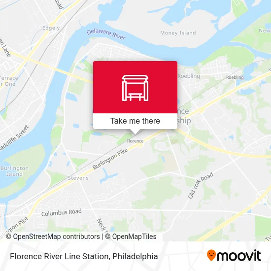 Florence River Line Station map