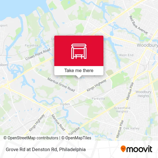 Grove Rd at Denston Rd map