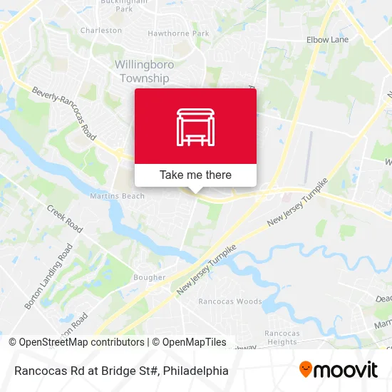 Rancocas Rd at Bridge St# map