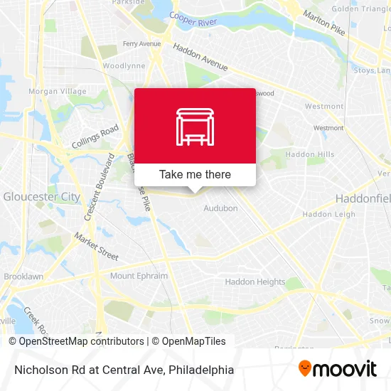 Nicholson Rd at Central Ave map